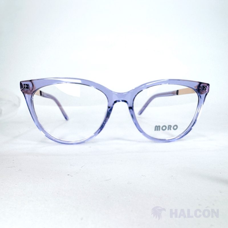 Montura MORO Cat Eye Transparente Lila Chic