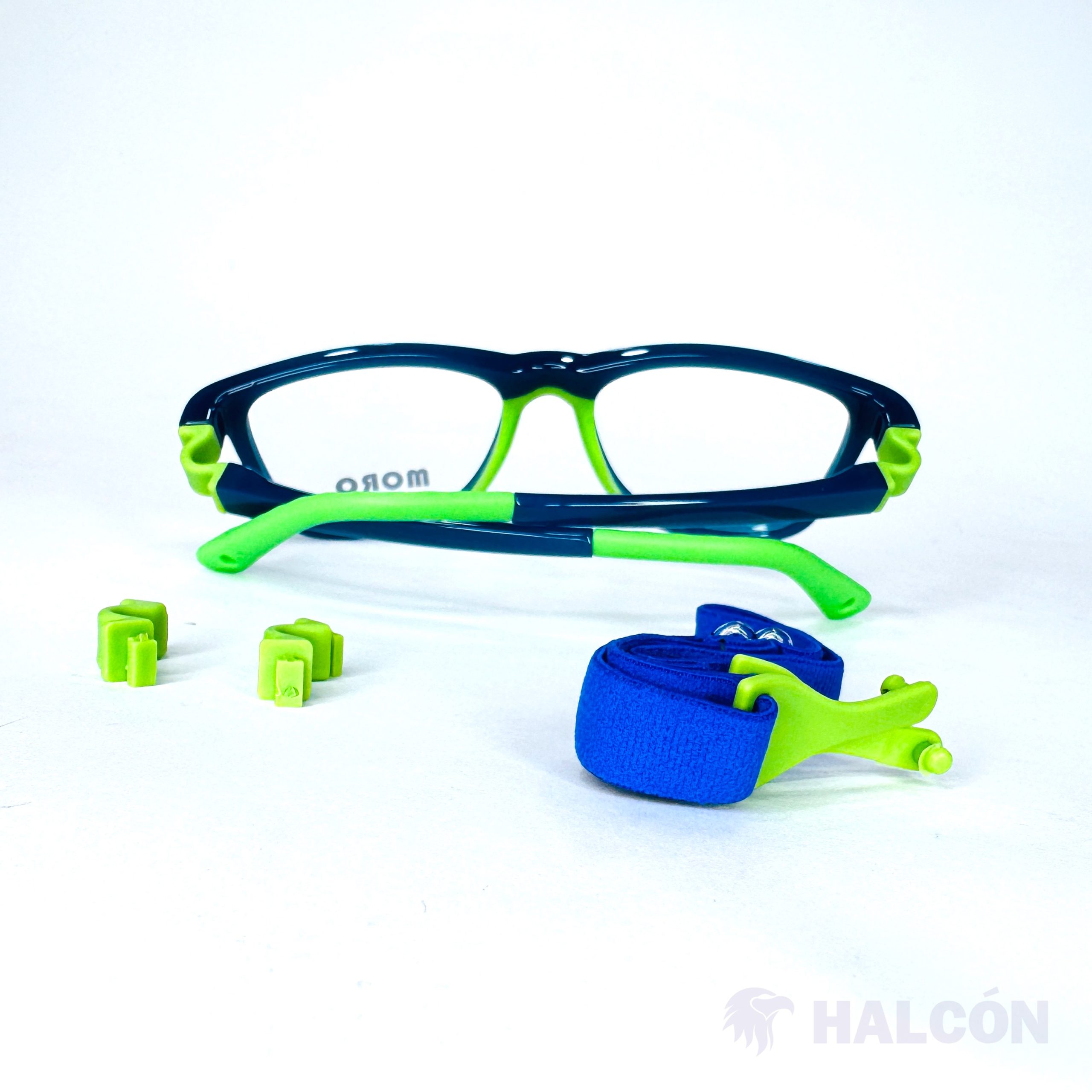 Montura Infantil MORO Flex Bicolor Azul & Verde Kids Energy - Imagen 2